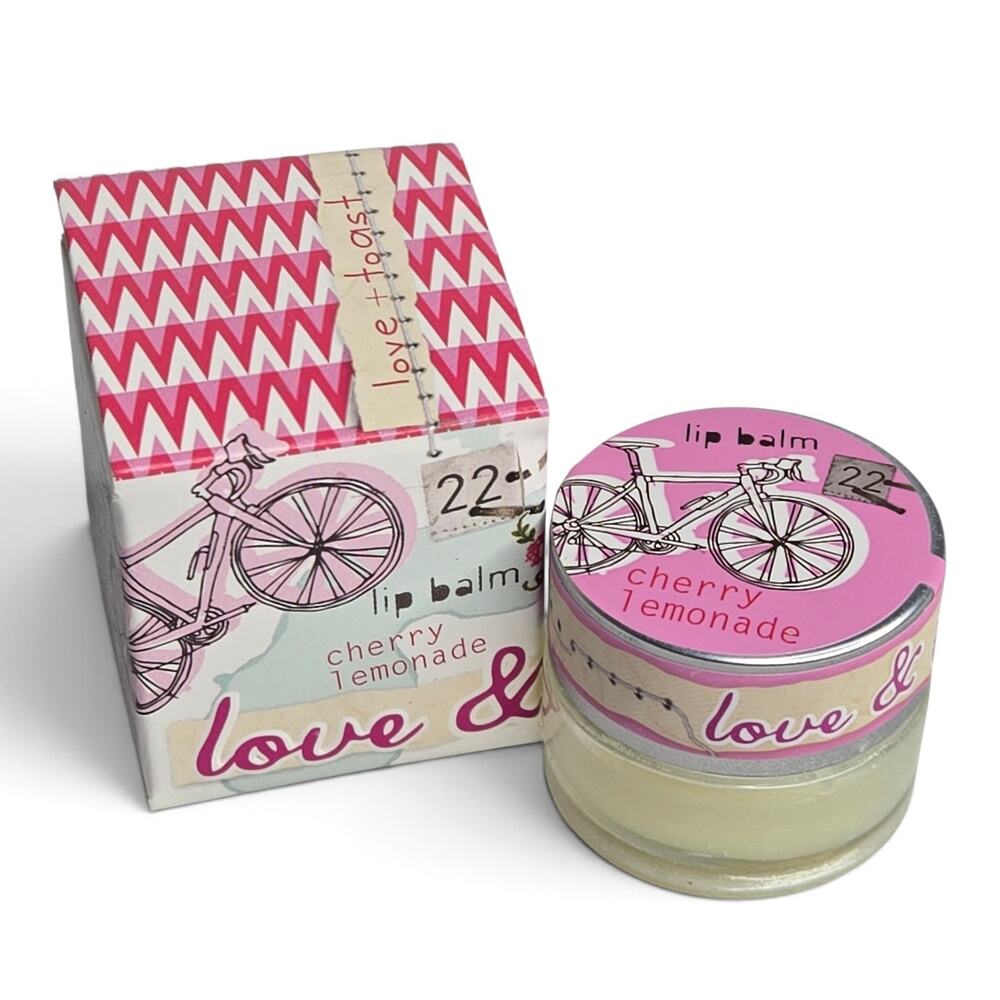Love & Toast Lip Balm Cherry Lemonade Margot Elena Natural New DISCONTINUED Y2K